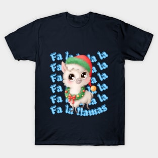 CHRISTMAS LLAMA T-Shirt